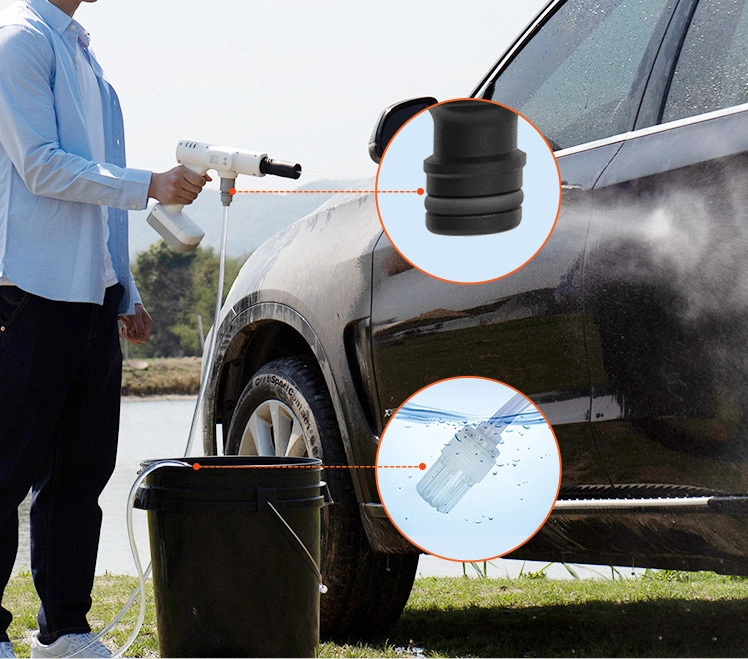 Cordless Portable Washer Electric High Pressure Cleaner Machine 200W 3MPa Waterproof Lithium Battery Handheld Car Cleaning Device/Garden/Outdoor Cleaning Tool