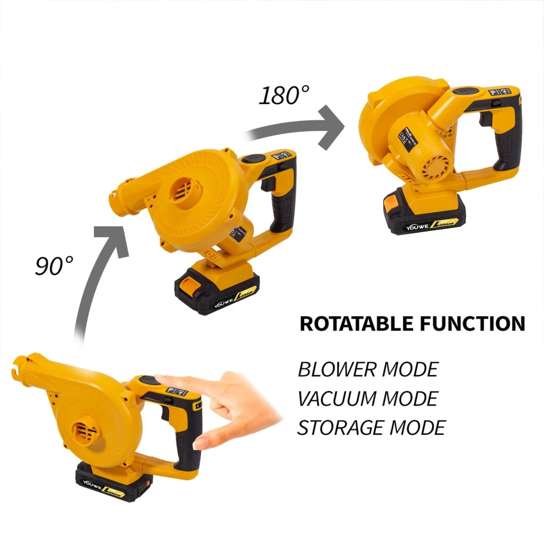 Electric Cleaning Strong Power 21V Lithium Leaf Cordless Blower